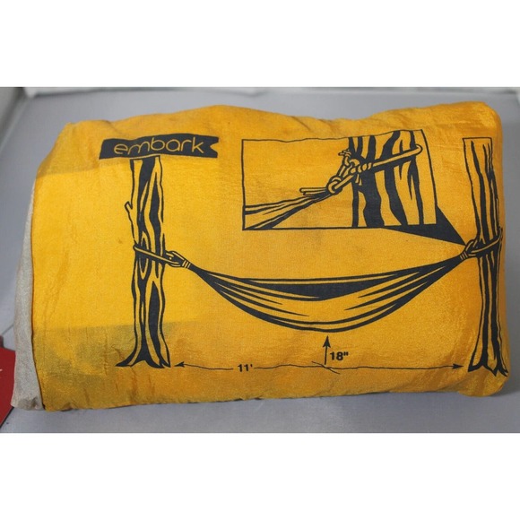 EMBARK Lightweight Orange 300 LB CAPACITY HAMMOCK - Picture 2 of 4